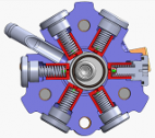 Fixed displacement radial piston pump